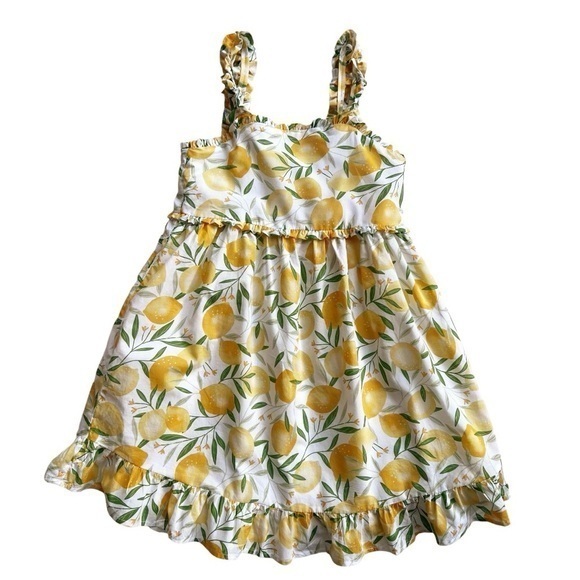 Cynthia Rowley Other - Cynthia Rowley Girls Lemon Print Sun Dress Size 8
